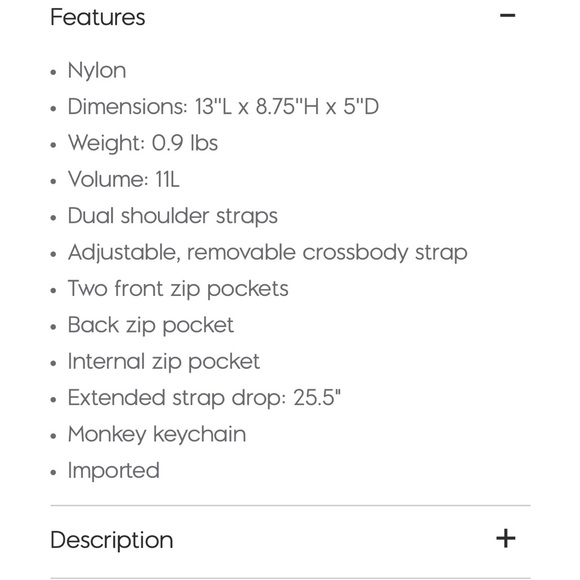 Kipling cool defea shoulder bag - Picture 4 of 4